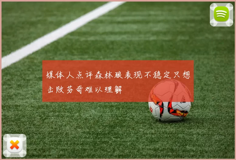 媒体人点评森林狼表现不稳定只想击败芬奇难以理解